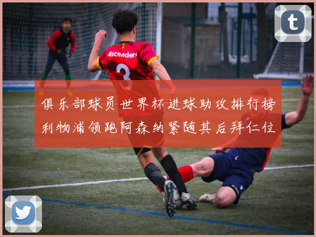 俱乐部球员世界杯进球助攻排行榜利物浦领跑阿森纳紧随其后拜仁位列第三